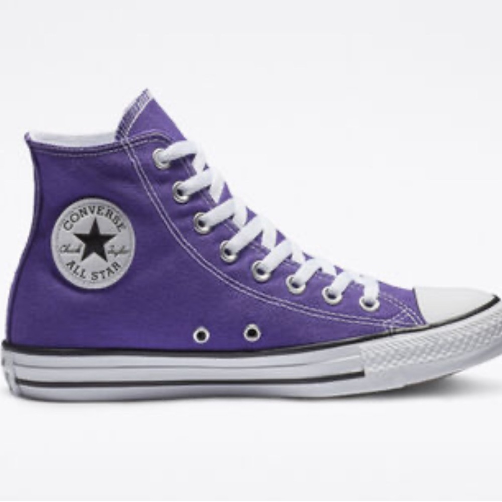Converse Purple High-Top Sneakers
